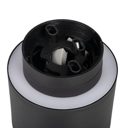LED spot svjetiljka SONOR LED/6W/230V 3000/4000/5700K + LED/1,5W 2200K pr. 9 cm crna