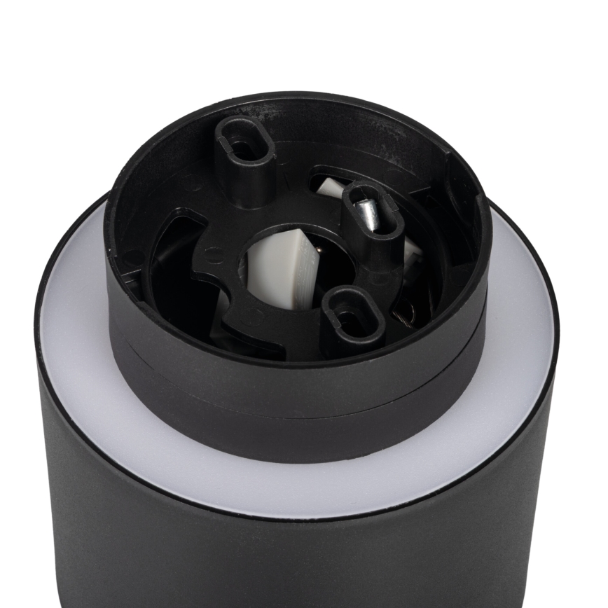 LED spot svjetiljka SONOR LED/6W/230V 3000/4000/5700K + LED/1,5W 2200K pr. 9 cm crna