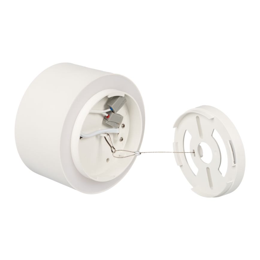 LED ugradna svjetiljka SONOR LED/12W/230V 3000/4000/5700K + LED/1,5W 2200K Ø 14 cm bijela