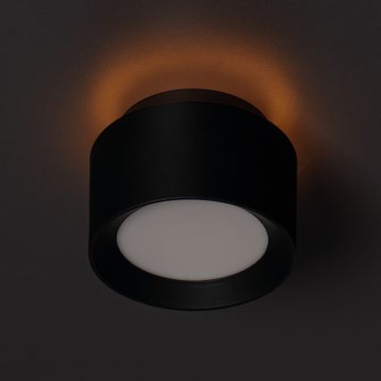 LED reflektorska svjetiljka SONOR LED/12W/230V 3000/4000/5700K + LED/1,5W 2200K, promjer 14 cm, crna