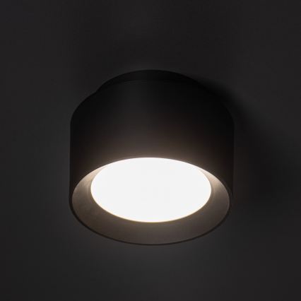 LED reflektorska svjetiljka SONOR LED/12W/230V 3000/4000/5700K + LED/1,5W 2200K, promjer 14 cm, crna