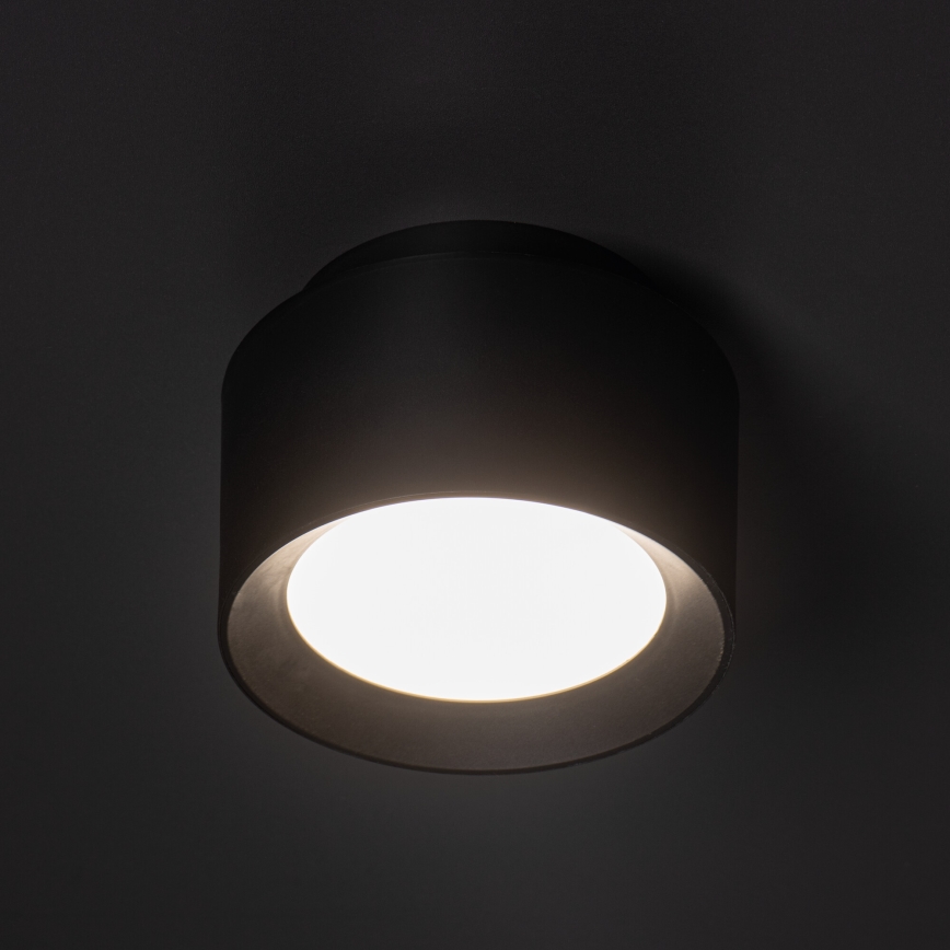 LED reflektorska svjetiljka SONOR LED/12W/230V 3000/4000/5700K + LED/1,5W 2200K, promjer 14 cm, crna