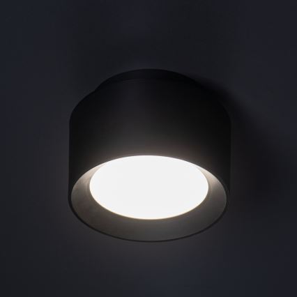LED reflektorska svjetiljka SONOR LED/12W/230V 3000/4000/5700K + LED/1,5W 2200K, promjer 14 cm, crna