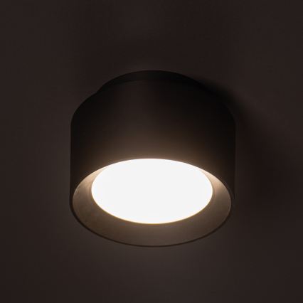 LED reflektorska svjetiljka SONOR LED/12W/230V 3000/4000/5700K + LED/1,5W 2200K, promjer 14 cm, crna