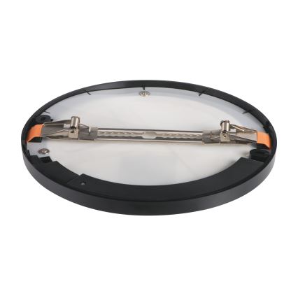 LED Stropna/ugradbena svjetiljka sa senzorom pokreta 2u1 ERGA LED/17W/230V 3000/4000/6500K crna
