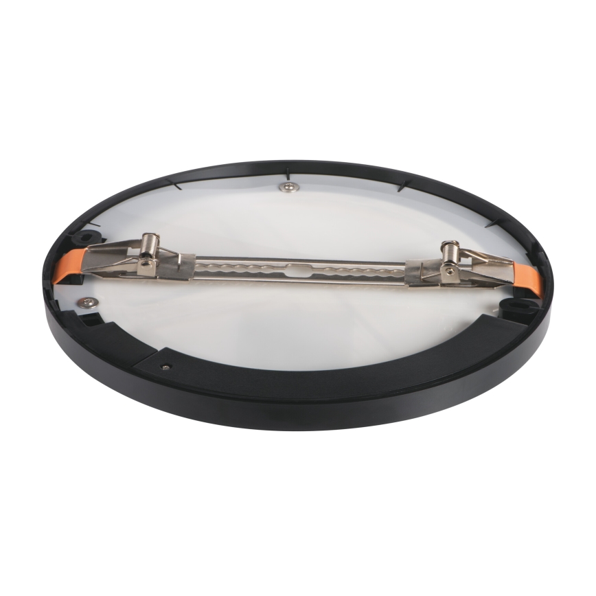 LED Stropna/ugradbena svjetiljka sa senzorom pokreta 2u1 ERGA LED/17W/230V 3000/4000/6500K crna