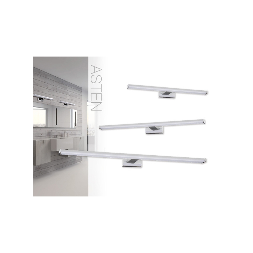 LED Rasvjeta za ogledalo u kupaonici ASTEN LED/15W/230V IP44 sjajni krom