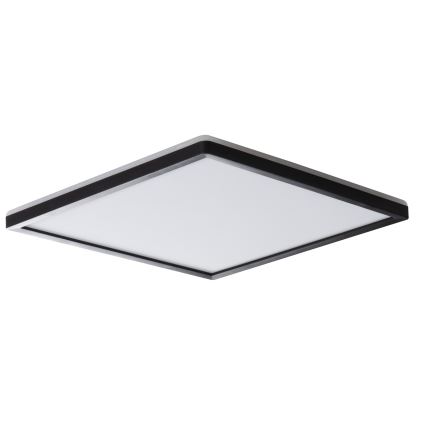 LED Stropna svjetiljka za kupaonicu AZPO LED/22W/230V 42x42 cm IP54 crna