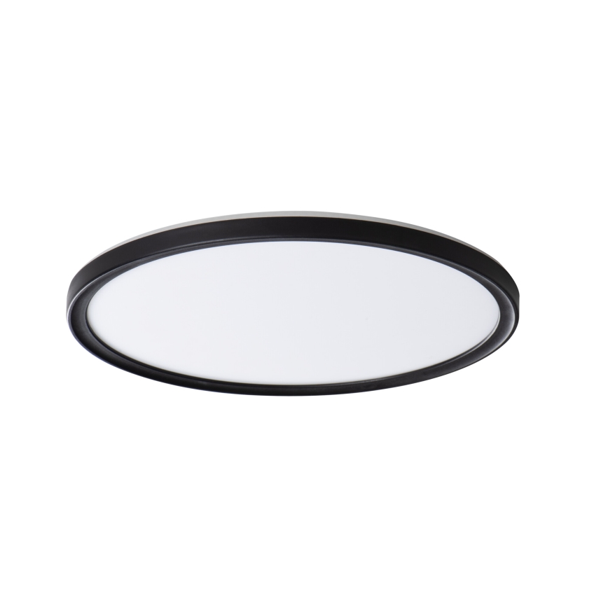 LED stropna svjetiljka AZPO LED/18,5W/230V 3000/4000/6000K pr. 29 cm IP54 crna
