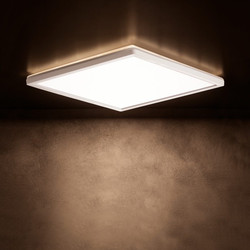 LED stropna svjetiljka AZPO LED/17,5W/230V 3000/4000/6000K 30x30 cm IP54 bijela