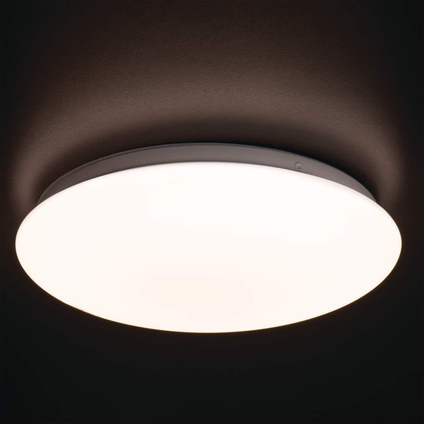 LED stropna svjetiljka za kupaonicu sa senzorom pokreta i sumraka CORSO LED/12W/230V 3000/4000/6500K pr. 27,8 cm IP44