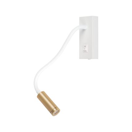 LED fleksibilna lampica TONIL LED/3,3W/230V bijela/zlatna