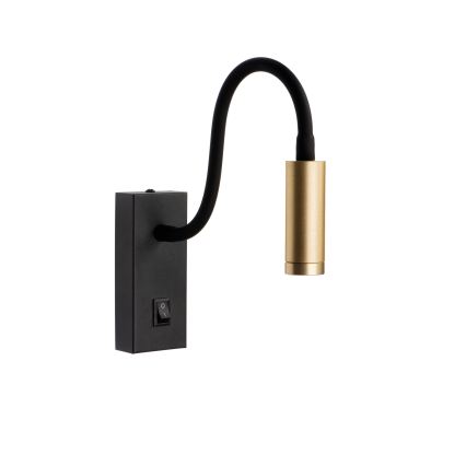 LED fleksibilna lampica TONIL LED/3,3W/230V crna/zlatna