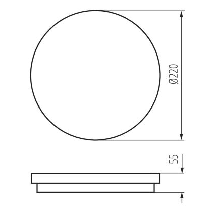 LED Vanjska svjetiljka BENO LED/18W/230V 4000K bijela IP54