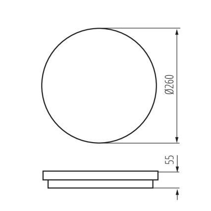 LED Vanjska svjetiljka BENO LED/24W/230V 4000K antracit IP54