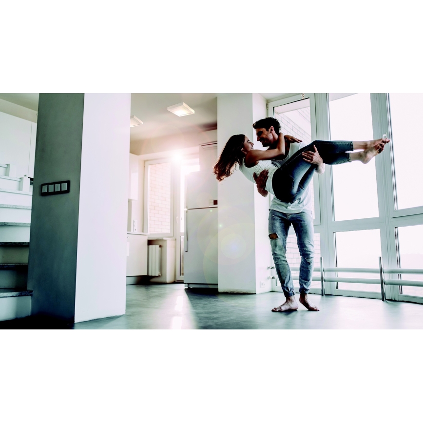 LED Stropna svjetiljka KANTI LED/12W/230V 3000K bijela