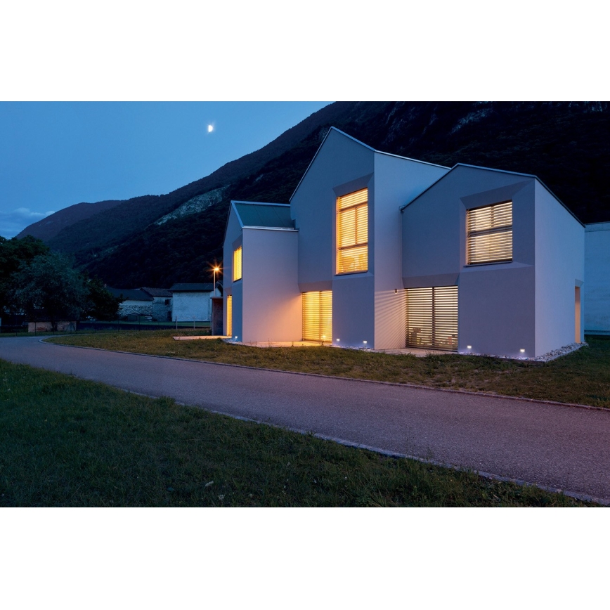 LED Ugrađena svjetiljka GLASI LED/3W/230V 4000K IP44 crna