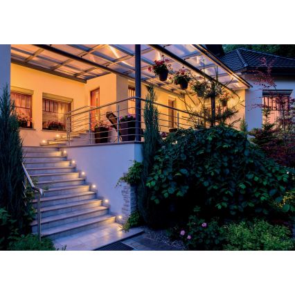 LED Ugrađena svjetiljka GLASI LED/3W/230V 4000K IP44 crna