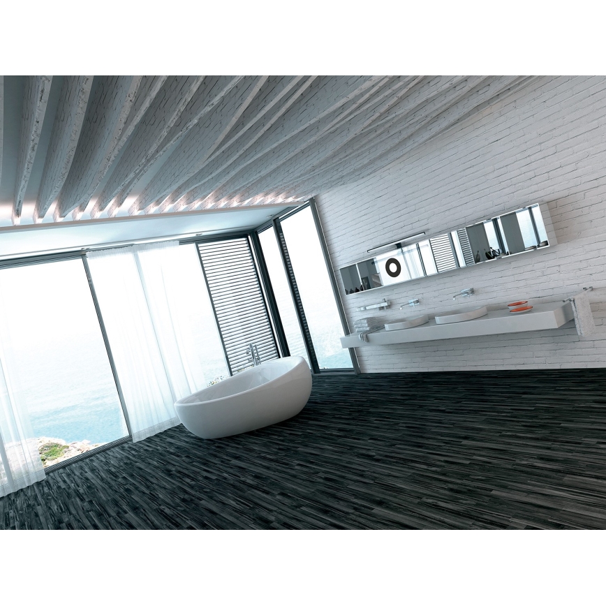 LED Rasvjeta za ogledalo u kupaonici ASTIM LED/12W/230V IP44 crna