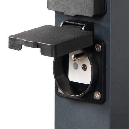 Vanjski stup za utičnice NASTO 2Z Tip E 230V IP44 antracit