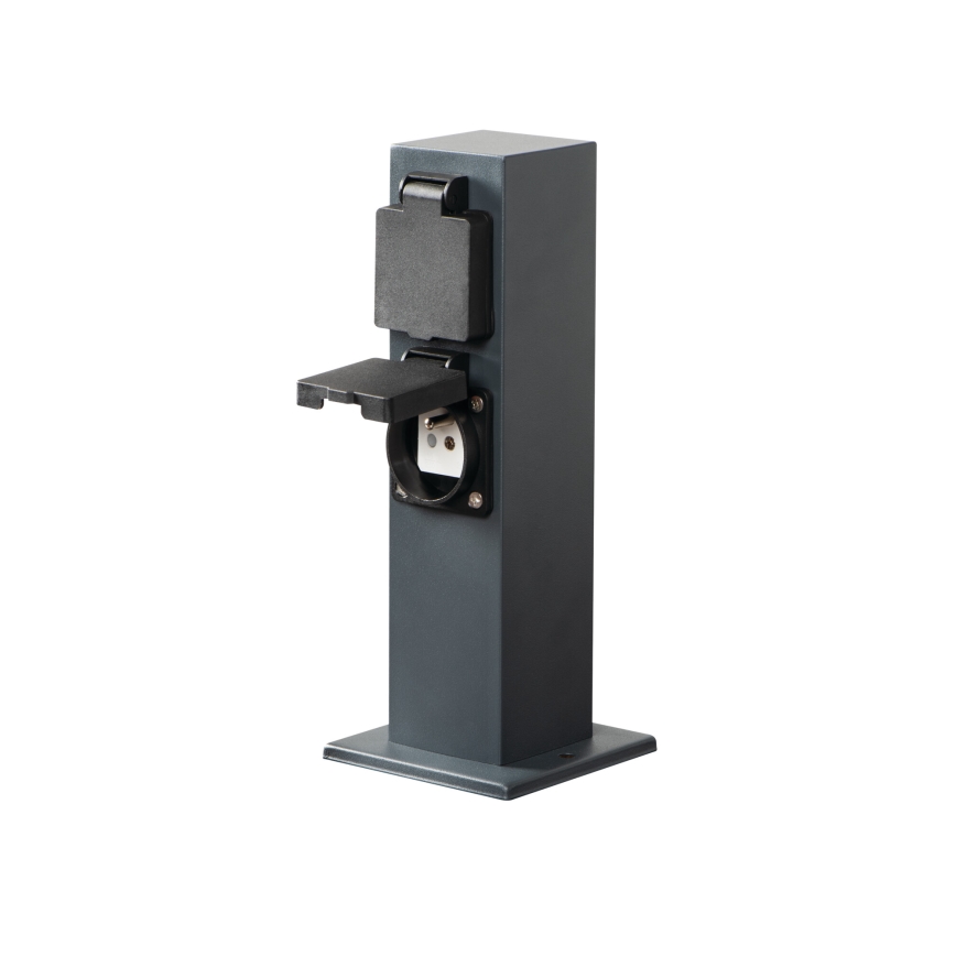 Vanjski stup za utičnice NASTO 2Z Tip E 230V IP44 antracit