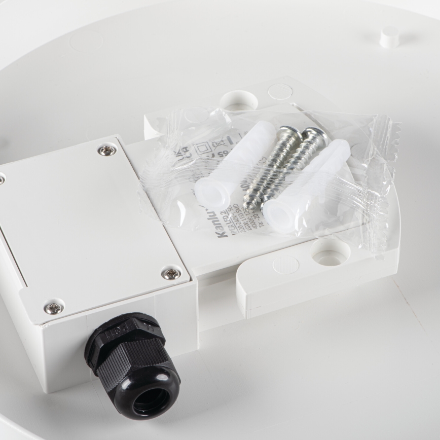 LED Radna stropna svjetiljka IPER LED/19W/230V IK10 IP65 okrugli bijela