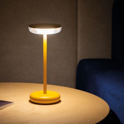 LED zatemnjiva punjiva lampa FLUXY LED/1,7W/1800 mAh IP44 žuta