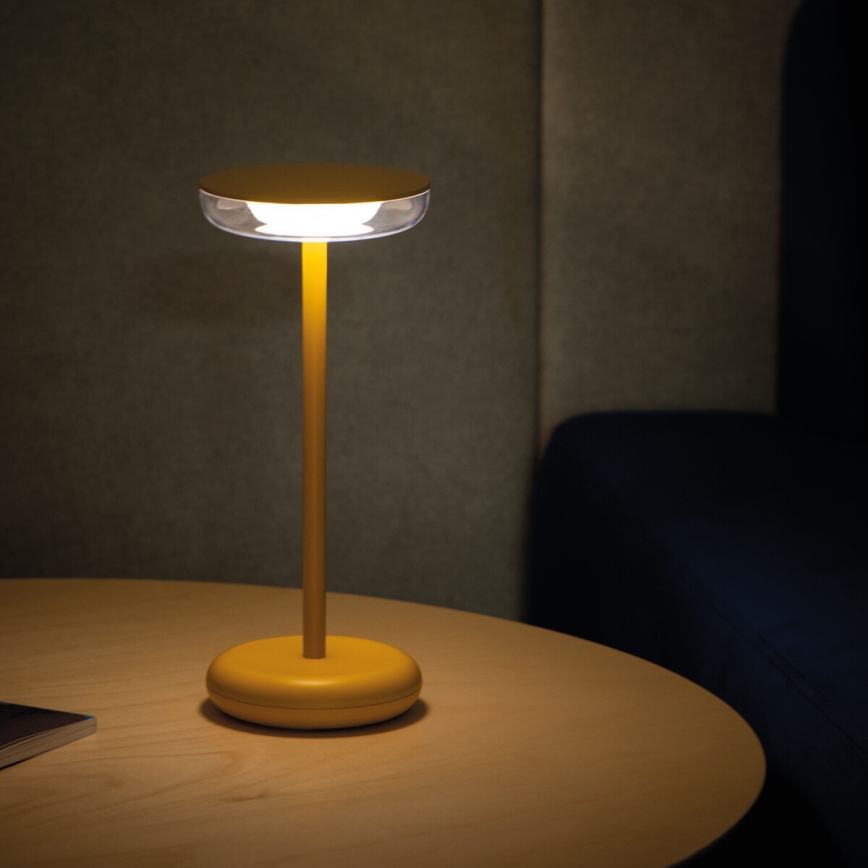 LED zatemnjiva punjiva lampa FLUXY LED/1,7W/1800 mAh IP44 žuta