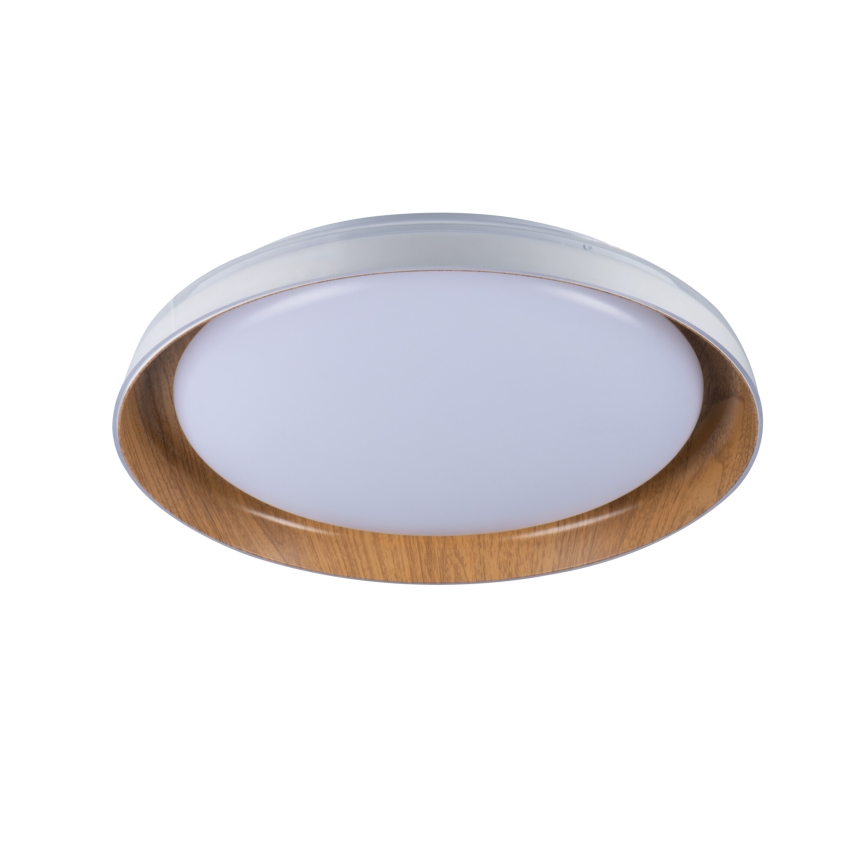 LED Stropna svjetiljka NIFU LED/17,8W/230V pr. 43 cm bijela/smeđa