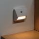 Kanlux 37392 - LED Ugradbena svjetiljka sa senzorom za pokret i dan/noć IRS LED/0,3W/3xAAA IP54 bijela