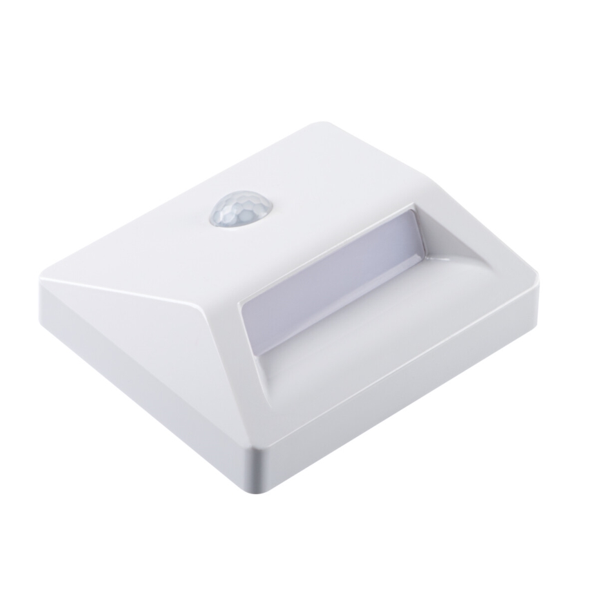Ugradna LED svjetiljka sa senzorom pokreta i sumraka IRS LED/0,3W/3xAAA IP54 bijela