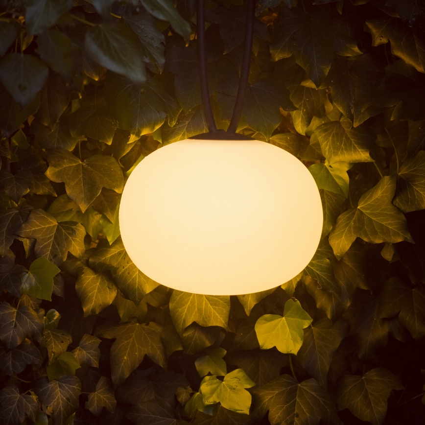 LED Prigušiva vanjska punjiva viseća svjetiljka STONO LED/1W/3000 mAh IP54