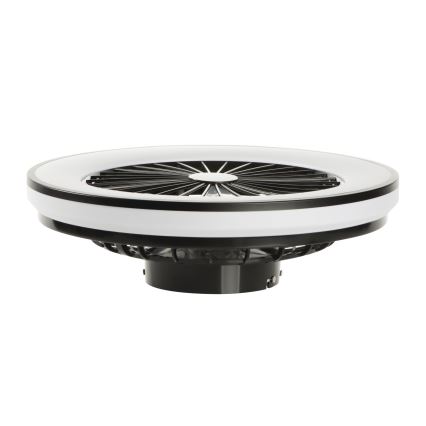 LED Prigušiva stropna svjetiljka s ventilatorom PLAVE LED/48W/230V 3000/4000/6500K + daljinski upravljač