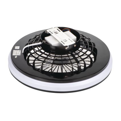 LED RGBW Prigušiva stropna svjetiljka s ventilatorom PLAVE LED/48W/230V 3000/4000/6500K + daljinski upravljač