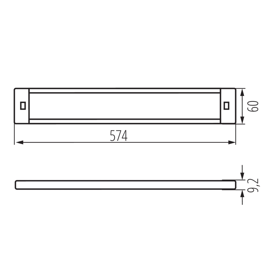 LED Dimmabilno osvjetljenje namještaja sa senzorom pokreta DAXA LED/9W/24V 3000/4000/5500K