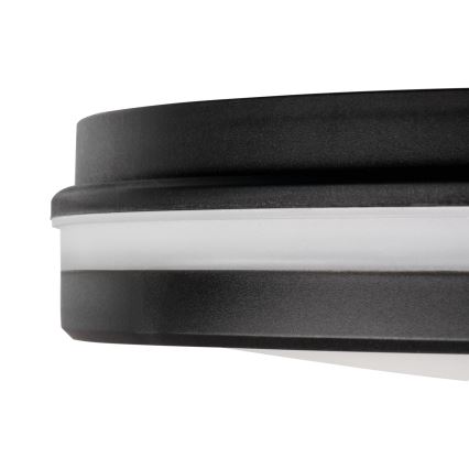 LED Vanjska stropna svjetiljka BENO ECO LED/20W/230V 3000/4000/6500K pr. 20 cm IP65 crna