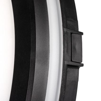 LED Vanjsko stropno svjetlo BENO ECO LED/30W/230V 3000/4000/6500K promjer 30 cm IP65 crna