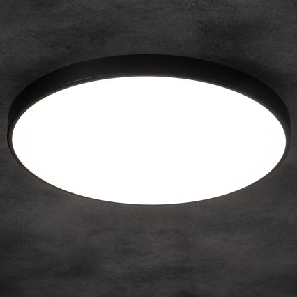 LED Prigušiva stropna svjetiljka PLAFON LED/20W/230V 3000-6500K Wi-Fi crna