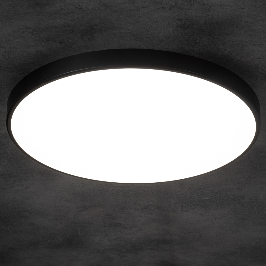 LED Prigušiva stropna svjetiljka PLAFON LED/20W/230V 3000-6500K Wi-Fi crna