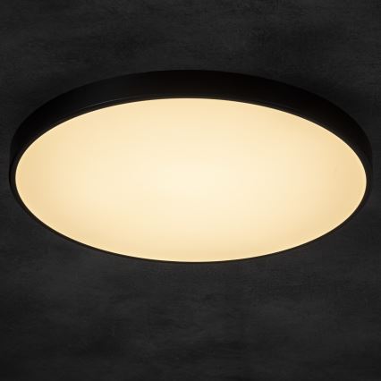 LED Prigušiva stropna svjetiljka PLAFON LED/20W/230V 3000-6500K Wi-Fi crna