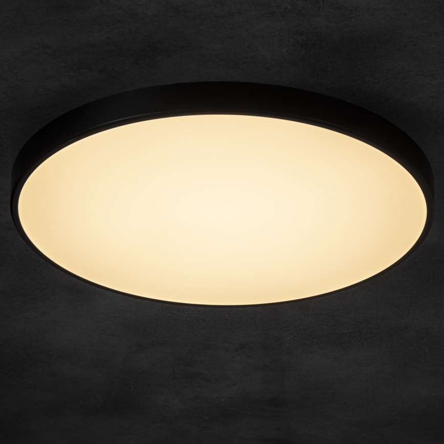 LED Prigušiva stropna svjetiljka PLAFON LED/20W/230V 3000-6500K Wi-Fi crna