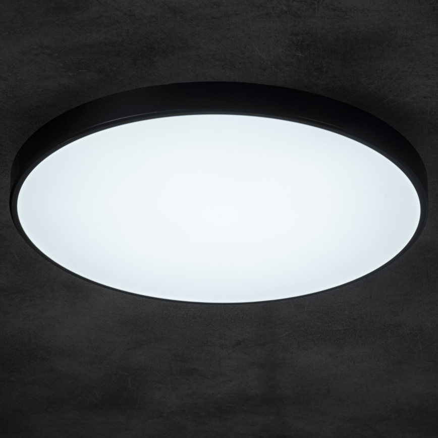 LED Prigušiva stropna svjetiljka PLAFON LED/20W/230V 3000-6500K Wi-Fi crna