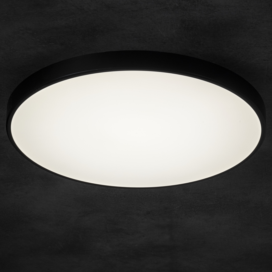LED Prigušiva stropna svjetiljka PLAFON LED/20W/230V 3000-6500K Wi-Fi crna