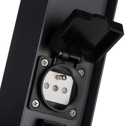 Vanjska lampa s 2 utičnice DASTEN 1xG9/11W/230V 50 cm IP44 crna