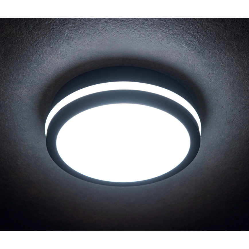 LED Vanjska stropna svjetiljka BENO LED/24/30W/230V 3000/3500/4000K IP65 antracit okrugli