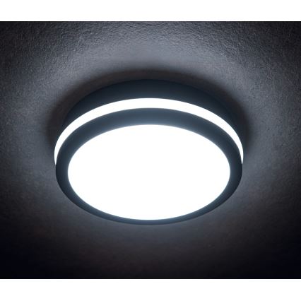 LED Vanjska stropna svjetiljka BENO LED/12/18W/230V 3000/3500/4000K IP65 antracit okrugli