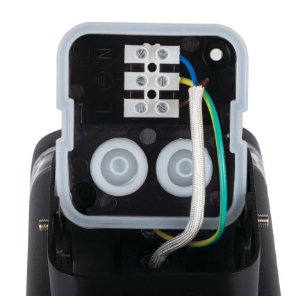 Vanjska zidna svjetiljka ZEVI 1xGU10/10W/230V IP54 crna
