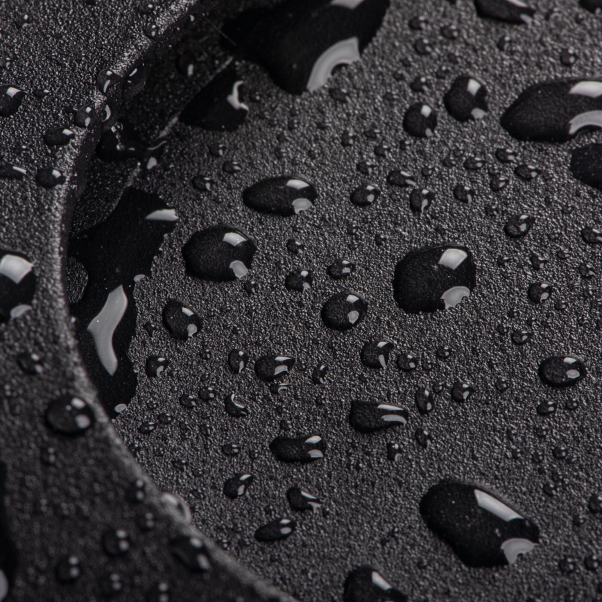 LED svjetiljka za stepenište s senzorom pokreta i sumraka EXIN LED/2,5W/230V 3000K IP65 crna četvrtasta