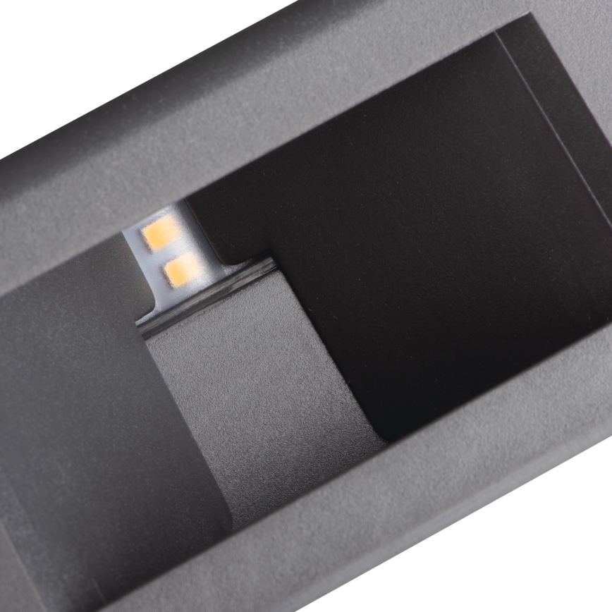 LED vanjska zidna svjetiljka REFAZI LED/6W/230V IP54 antracit