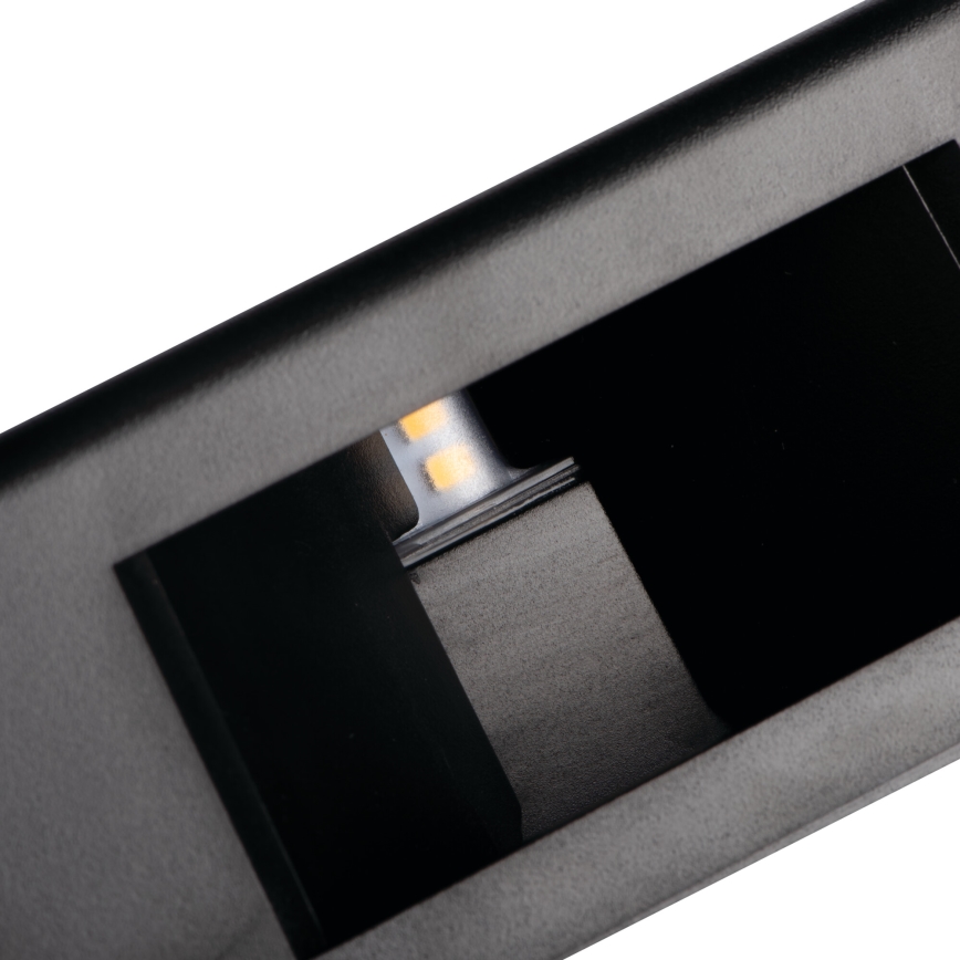 LED Vanjsko zidno svjetilo REFAZI LED/6W/230V IP54 crno